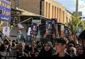 تشییع و تدفین پیکر پاسدار شهید مرتضی وفاپور در گلزار شهدای لارستان