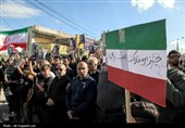 تشییع و تدفین پیکر پاسدار شهید مرتضی وفاپور در گلزار شهدای لارستان
