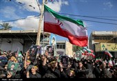 تشییع و تدفین پیکر پاسدار شهید مرتضی وفاپور در گلزار شهدای لارستان