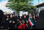 تشییع و تدفین پیکر پاسدار شهید مرتضی وفاپور در گلزار شهدای لارستان