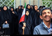 تشییع و تدفین پیکر پاسدار شهید مرتضی وفاپور در گلزار شهدای لارستان