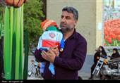 تشییع و تدفین پیکر پاسدار شهید مرتضی وفاپور در گلزار شهدای لارستان