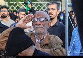 تشییع و تدفین پیکر پاسدار شهید مرتضی وفاپور در گلزار شهدای لارستان