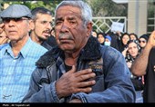 تشییع و تدفین پیکر پاسدار شهید مرتضی وفاپور در گلزار شهدای لارستان