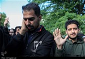تشییع و تدفین پیکر پاسدار شهید مرتضی وفاپور در گلزار شهدای لارستان