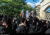 تشییع و تدفین پیکر پاسدار شهید مرتضی وفاپور در گلزار شهدای لارستان