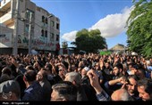 تشییع و تدفین پیکر پاسدار شهید مرتضی وفاپور در گلزار شهدای لارستان