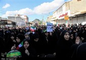 تشییع و تدفین پیکر پاسدار شهید مرتضی وفاپور در گلزار شهدای لارستان