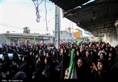 تشییع و تدفین پیکر پاسدار شهید مرتضی وفاپور در گلزار شهدای لارستان