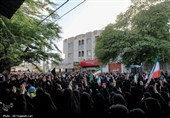 تشییع و تدفین پیکر پاسدار شهید مرتضی وفاپور در گلزار شهدای لارستان