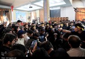 تشییع و تدفین پیکر پاسدار شهید مرتضی وفاپور در گلزار شهدای لارستان