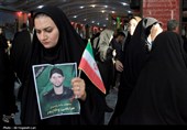 تشییع و تدفین پیکر پاسدار شهید مرتضی وفاپور در گلزار شهدای لارستان