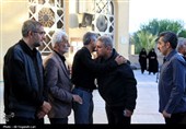 تشییع و تدفین پیکر پاسدار شهید مرتضی وفاپور در گلزار شهدای لارستان
