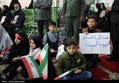 مراسم بزرگداشت شهدای دانش آموز میناب در دامغان