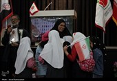 مراسم بزرگداشت شهدای دانش آموز میناب در دامغان