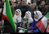 مراسم بزرگداشت شهدای دانش آموز میناب در دامغان