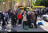 اعزام جهادگران کاشانی به تهران از قاب دوربین تسنیم