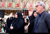 وداع با پیکر شهدای حملات آمریکایی صهیونیستی در تهران