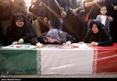 وداع با پیکر شهدای حملات آمریکایی صهیونیستی در تهران