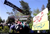 وداع با پیکر شهدای حملات آمریکایی صهیونیستی در تهران