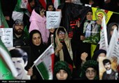اجتماع خانواده شهدا در حمایت از رهبری و  نیروهای مسلح - همدان