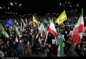 اجتماع خانواده شهدا در حمایت از رهبری و  نیروهای مسلح - همدان