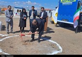 کلنگ‌زنی نیروگاه خورشیدی لیل‌آباد زنجان