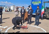 کلنگ‌زنی نیروگاه خورشیدی لیل‌آباد زنجان
