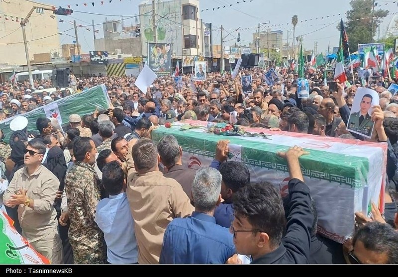 اخبار استان کهگیلویه و بویراحمد , اخبار کهگیلویه , تشییع شهدا , جنگ آمریکا و رژیم صهیونیستی علیه ایران , 