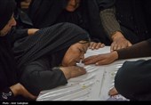 مراسم تشییع پیکر شهید علی رنجبر اسلاملو - شیراز