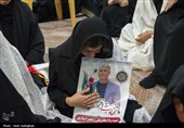 مراسم تشییع پیکر شهید علی رنجبر اسلاملو - شیراز
