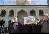 مراسم تشییع پیکر شهید علی رنجبر اسلاملو - شیراز