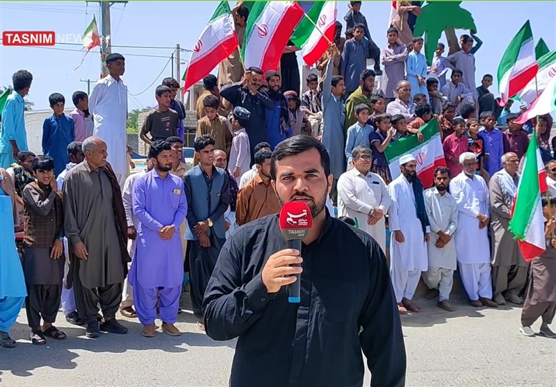 حضور میدانی روستائیان بلوچ شهرستان فنوج در حمایت از نیروهای مسلح