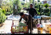 بازار گل تهران زیر سایه جنگ