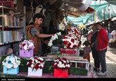 بازار گل تهران زیر سایه جنگ