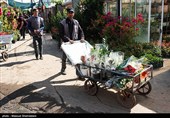بازار گل تهران زیر سایه جنگ