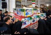وداع با پیکر شهدای حملات آمریکایی - صهیونی در قم