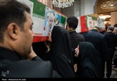 وداع با پیکر شهدای حملات آمریکایی - صهیونی در قم
