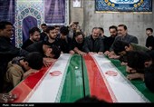 وداع با پیکر شهدای حملات آمریکایی - صهیونی در قم