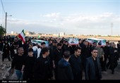 وداع با پیکر شهدای حملات آمریکایی - صهیونی در قم