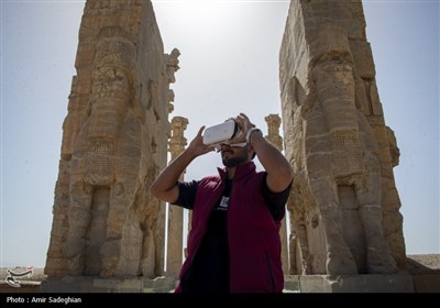 Sightseers Visit Persepolis