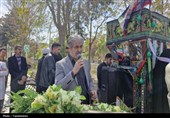 مراسم تشییع پرستار شهید حسین عشقی در مشهد