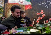 مراسم تشییع پرستار شهید حسین عشقی در مشهد