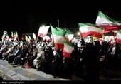 Ночное собрание иранского народа в поддержку лидера и вооруженных сил страны