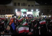 Ночное собрание иранского народа в поддержку лидера и вооруженных сил страны