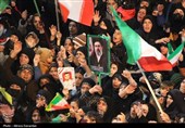 Ночное собрание иранского народа в поддержку лидера и вооруженных сил страны