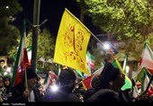 بیرق‌های برافراشته در کرمانشاه