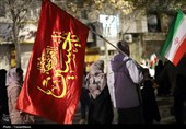 بیرق‌های برافراشته در کرمانشاه