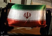 بیرق‌های برافراشته در کرمانشاه