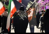 بیرق‌های برافراشته در کرمانشاه